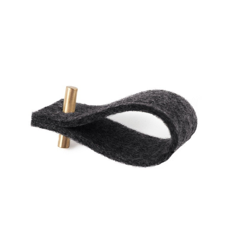Black napkin ring