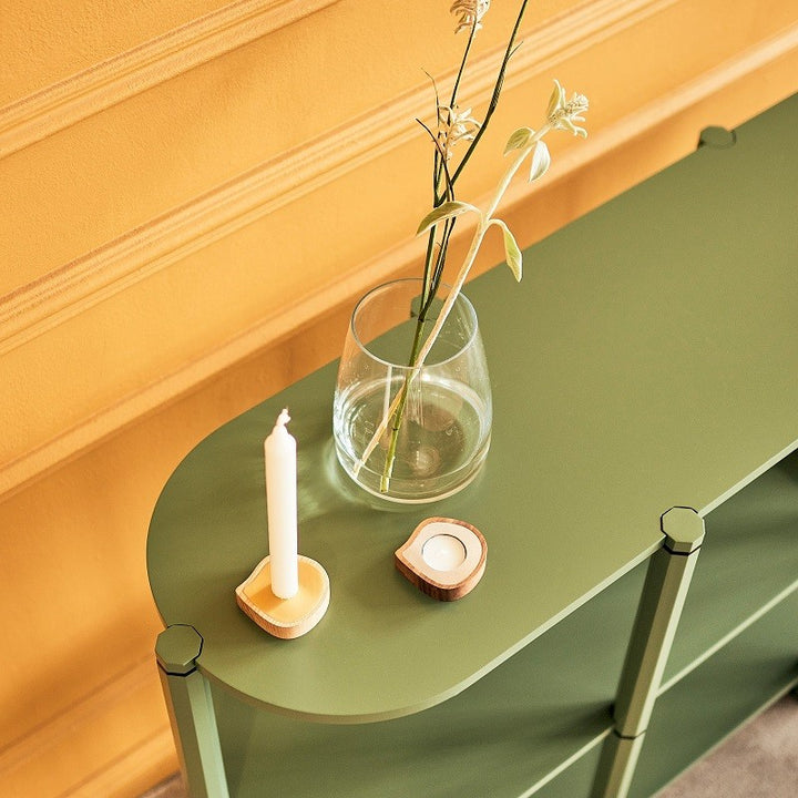 Golden candle holders