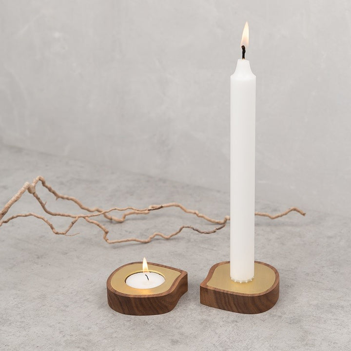 Brass candle holders