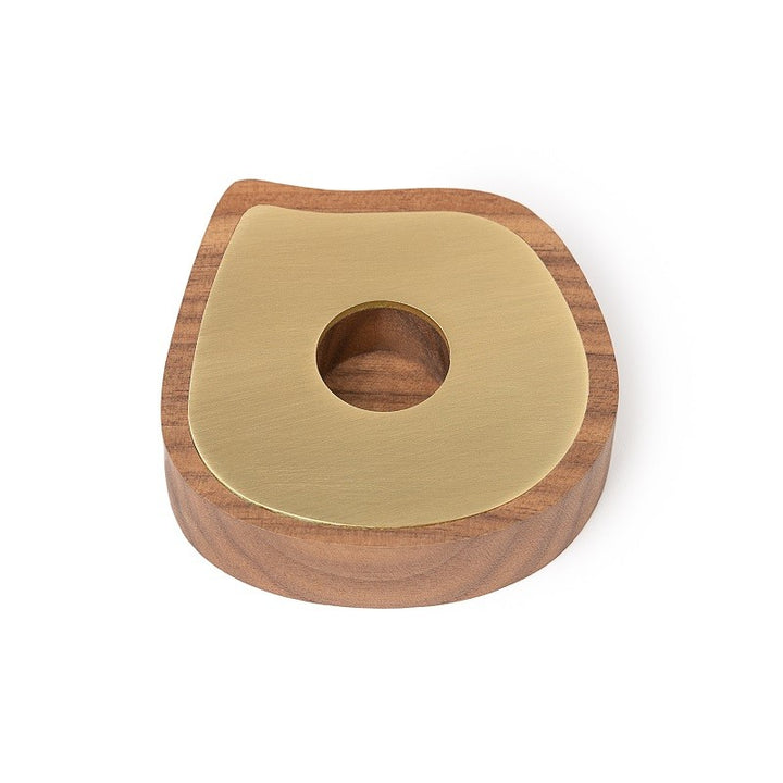 Taper candle holder, brass