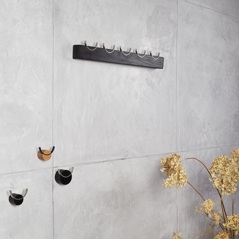 Wall matte black hooks
