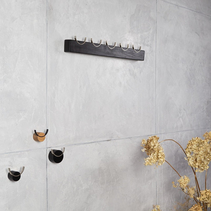 Wall matte black hooks