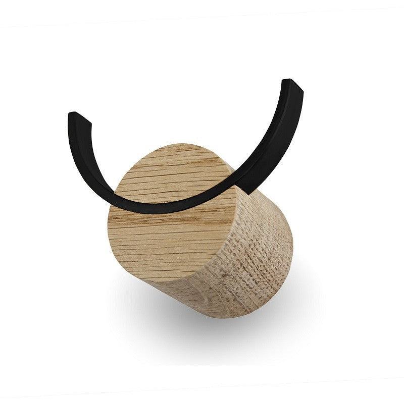 Oak wood hook for wall DEER