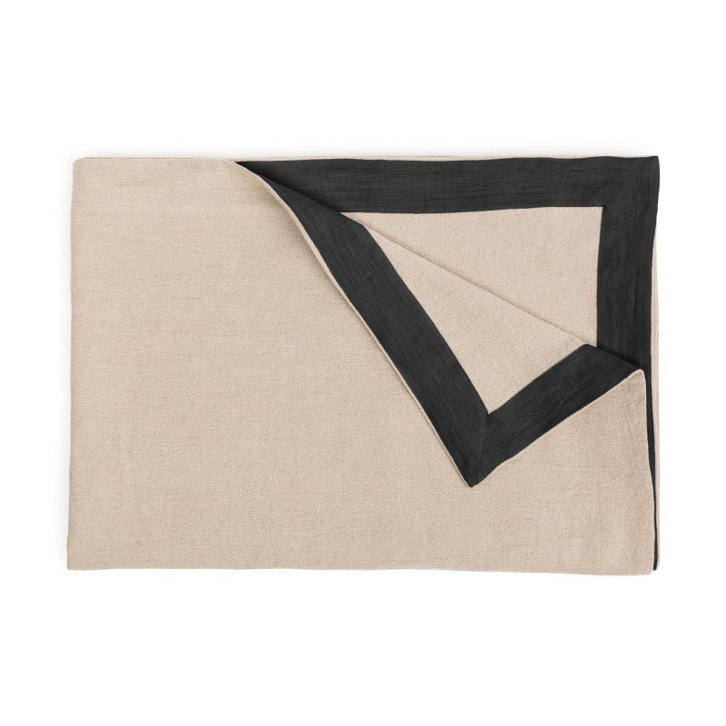 Kanapinis lininis pledas NIDOS PAPLŪDIMYS