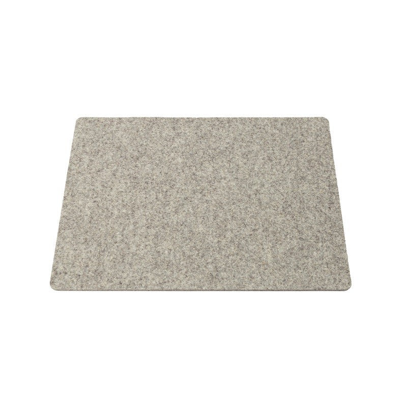 Grey felt placemat