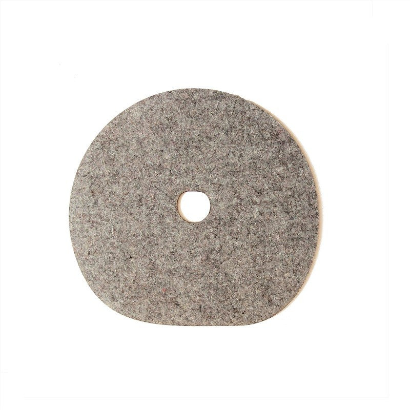 Grey felt coaster