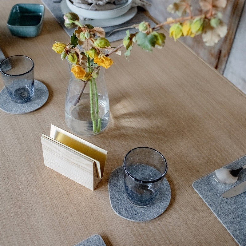 Felt coasters for glasses
