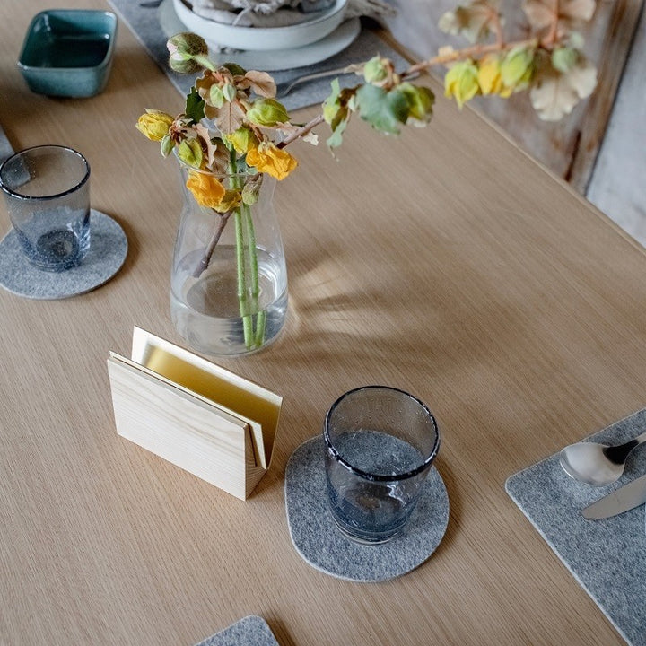 Felt coasters for glasses