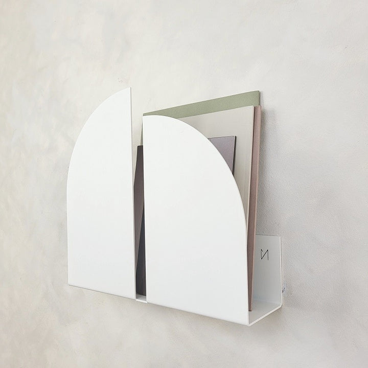 White metal wall shelf BAUHAUS