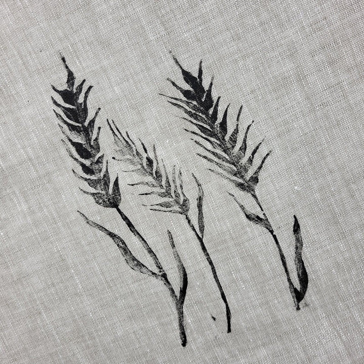 Handmade linen bread bag