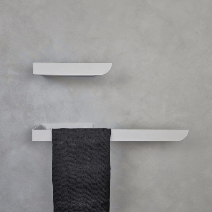 White towel rails
