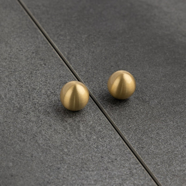 Solid brass knobs