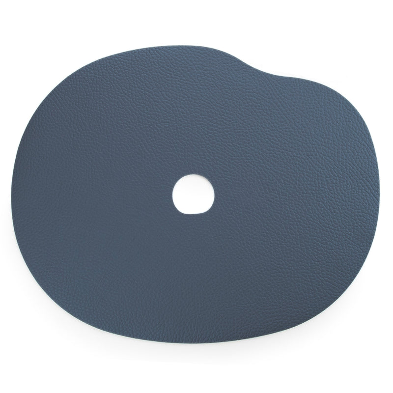 Leather placemat dark blue