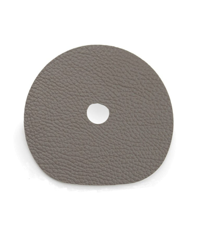 Beige leather coaster