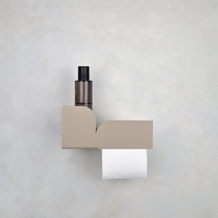 Beige toilet paper holder BAUHAUS
