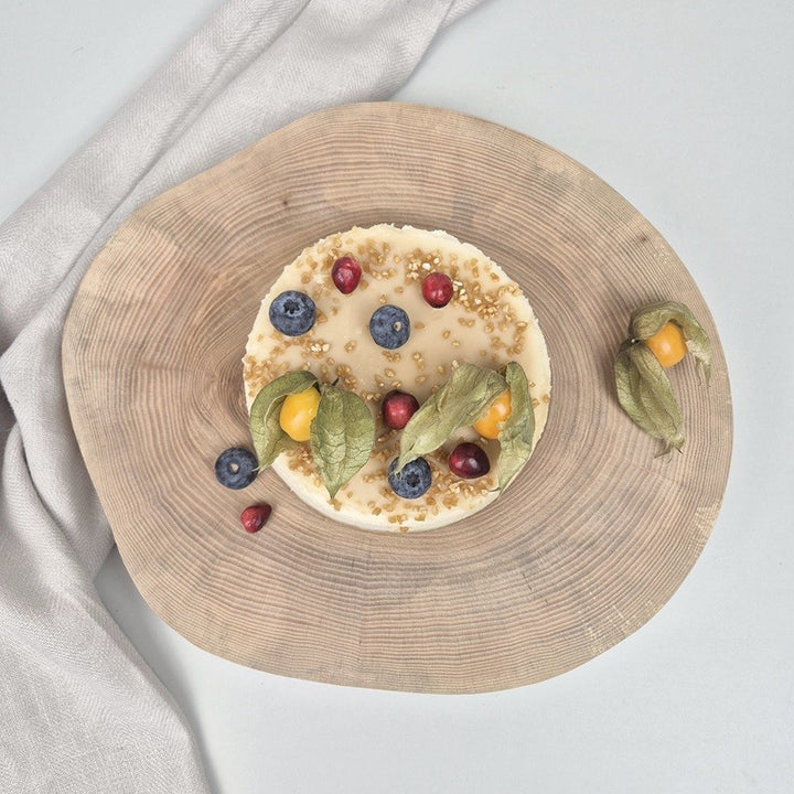 Ash wood cake tray