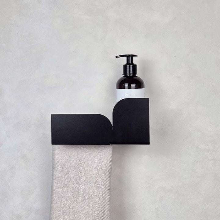 Hand towel holder black BAUHAUS