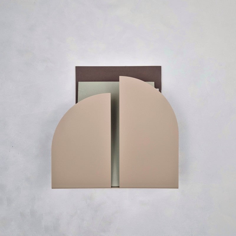 Metal beige wall magazine holder BAUHAUS