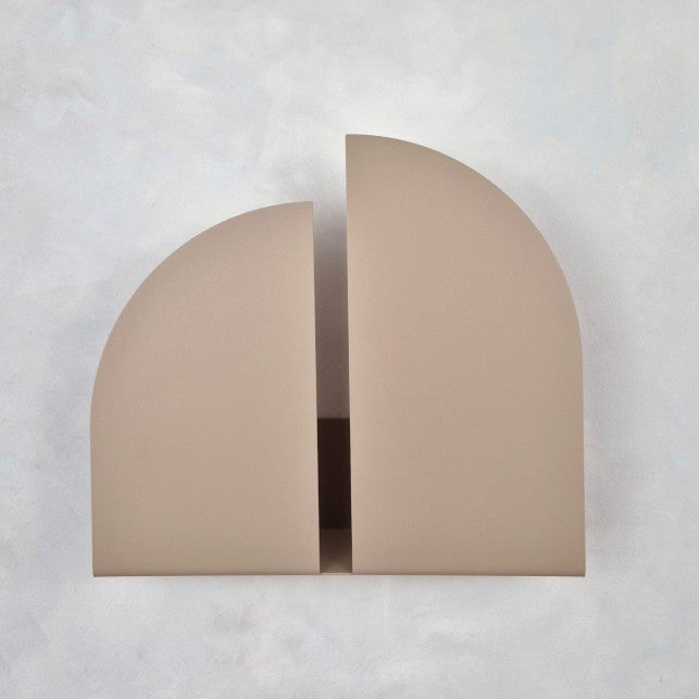 Wall magazine rack beige BAUHAUS modern design for magazines and newspapers in a minimalistic style