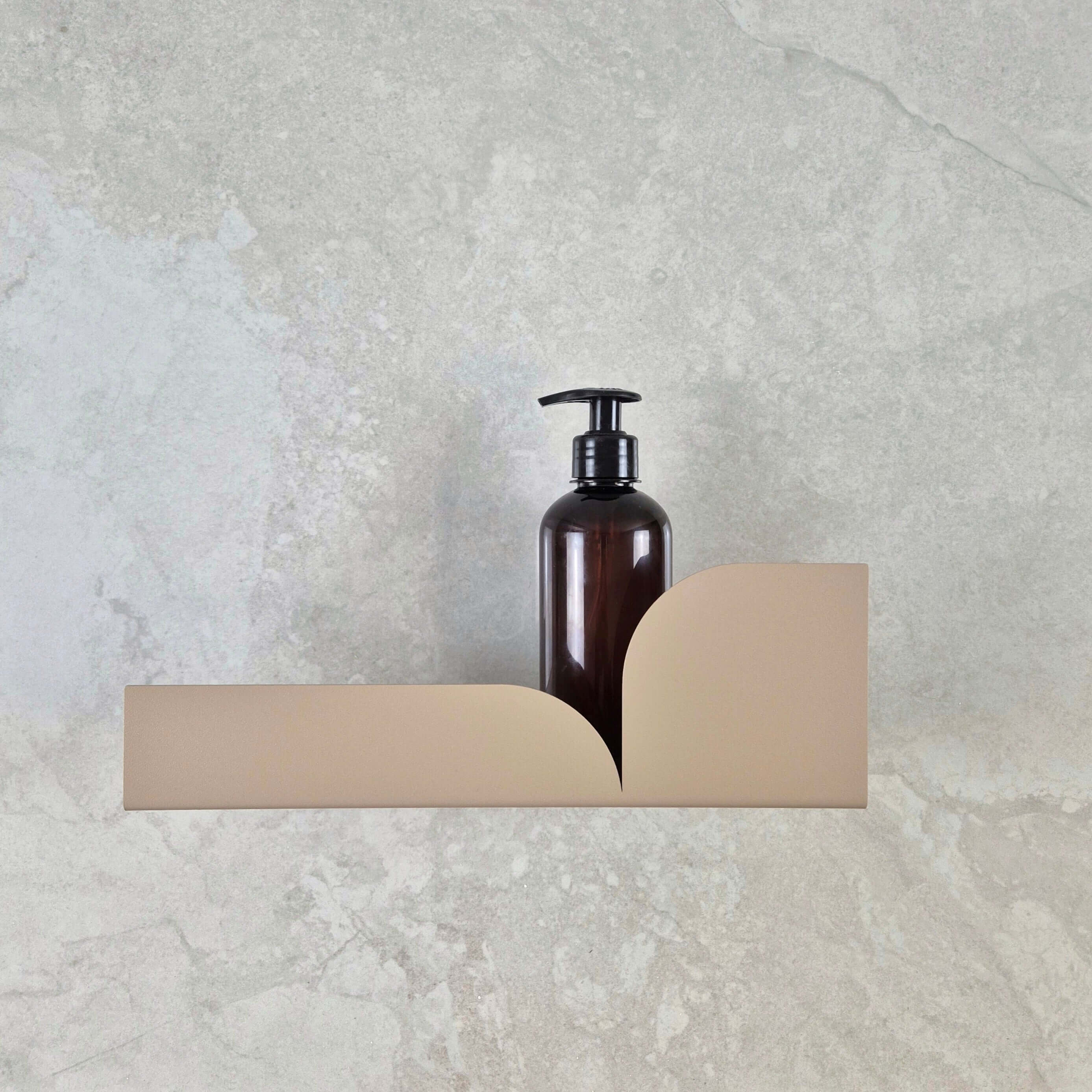 Beige shower shelf BAUHAUS