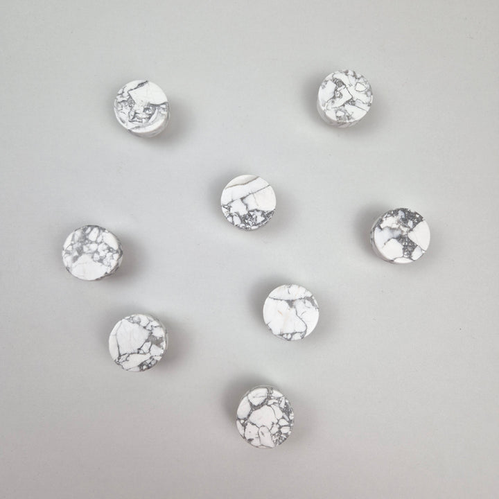 Round marble wall hooks