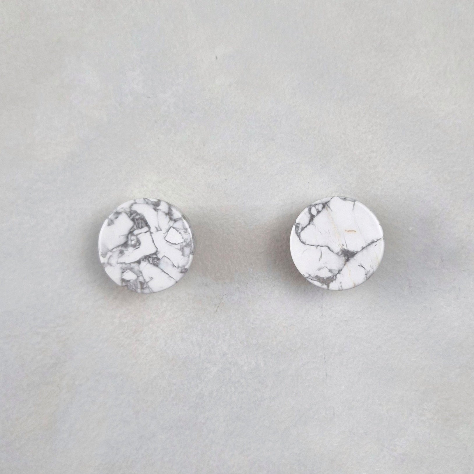 Round marble wall hook