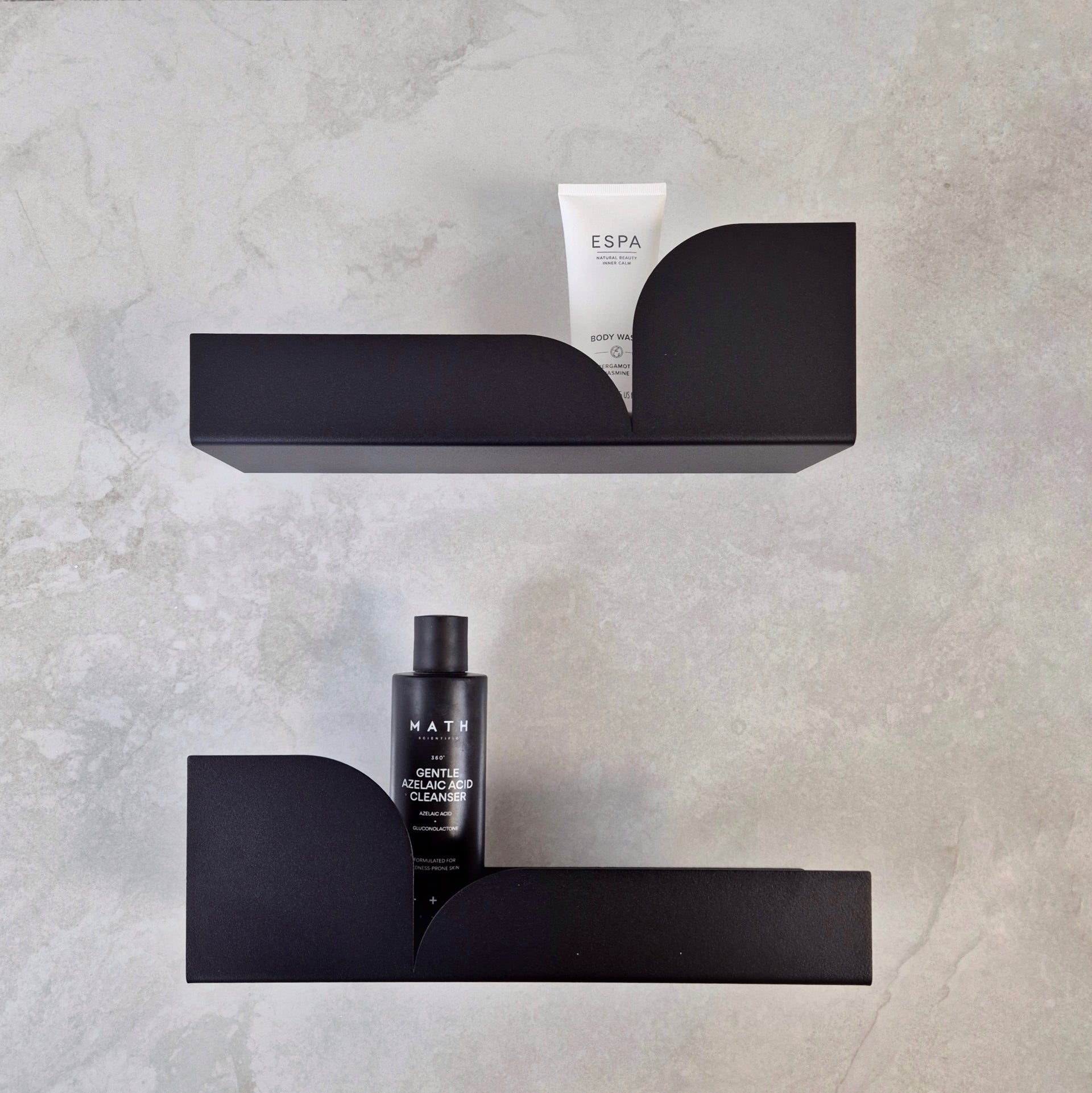 Juoda sieninė lentynėlė BAUHAUS