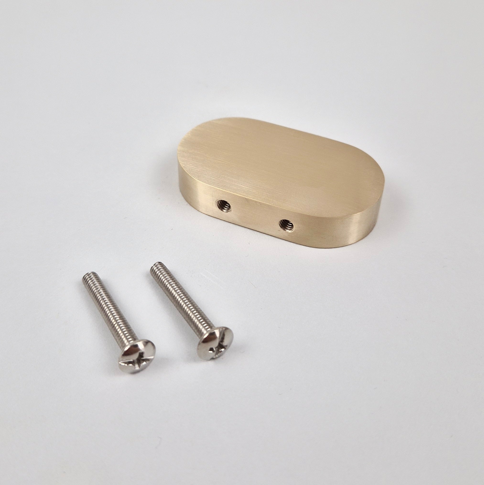 Brass cabinet pull DOME with screws, perfect for kitchen and bathroom drawers, crafted from solid brass.