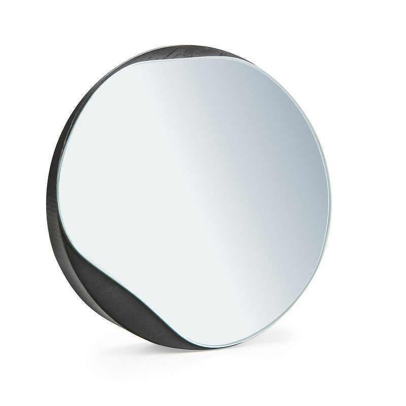 Black table mirror