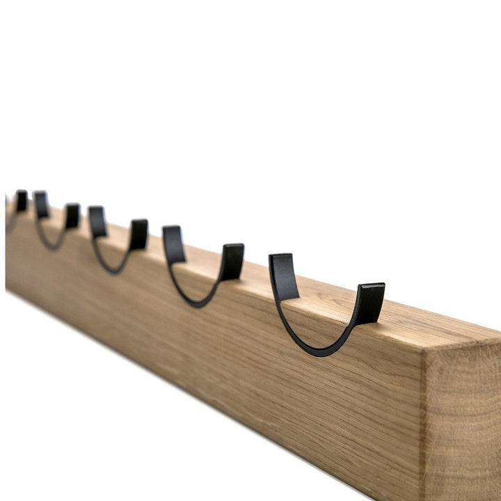 Wood wall mounted coat rack DEER
