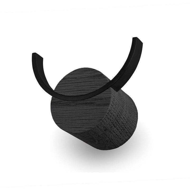 Small black wall hook DEER