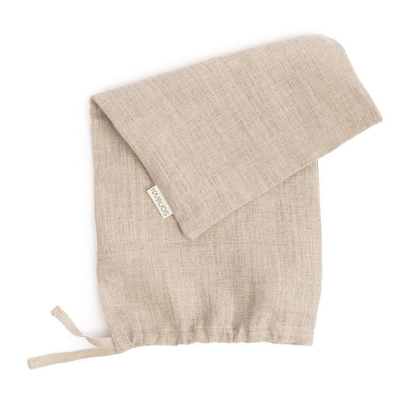 Linen bread bag natural