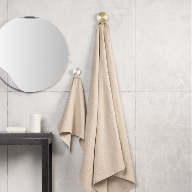 Hemp linen bathroom towel