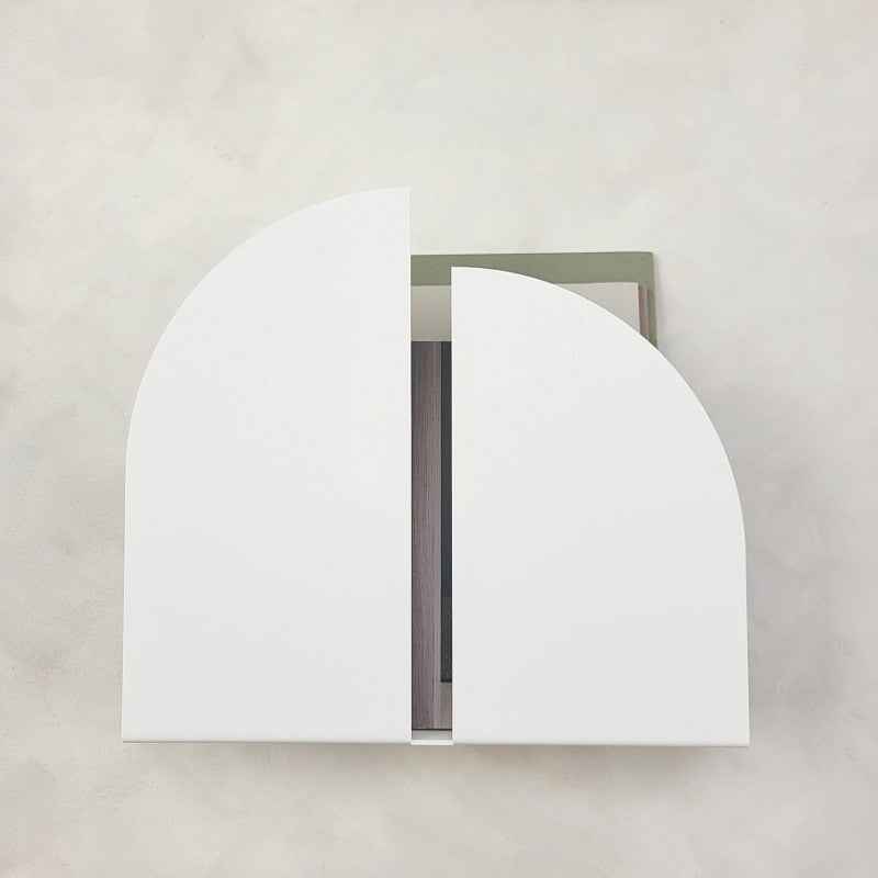 White metal wall magazine rack BAUHAUS