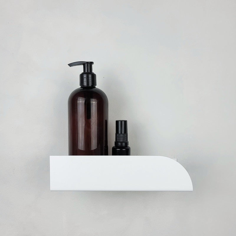 Small white wall shelf