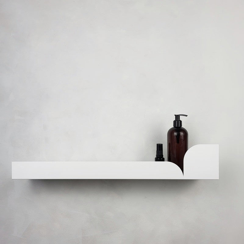 Big white wall shelf