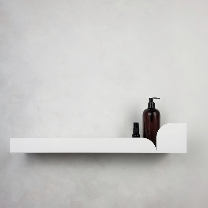 Big white wall shelf