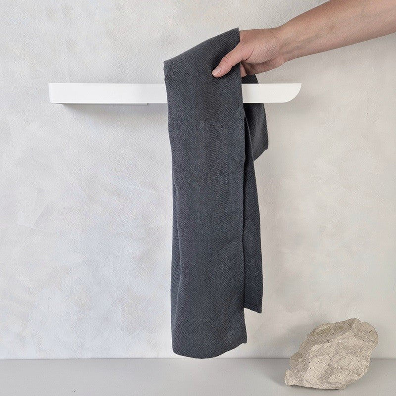 White towel rack