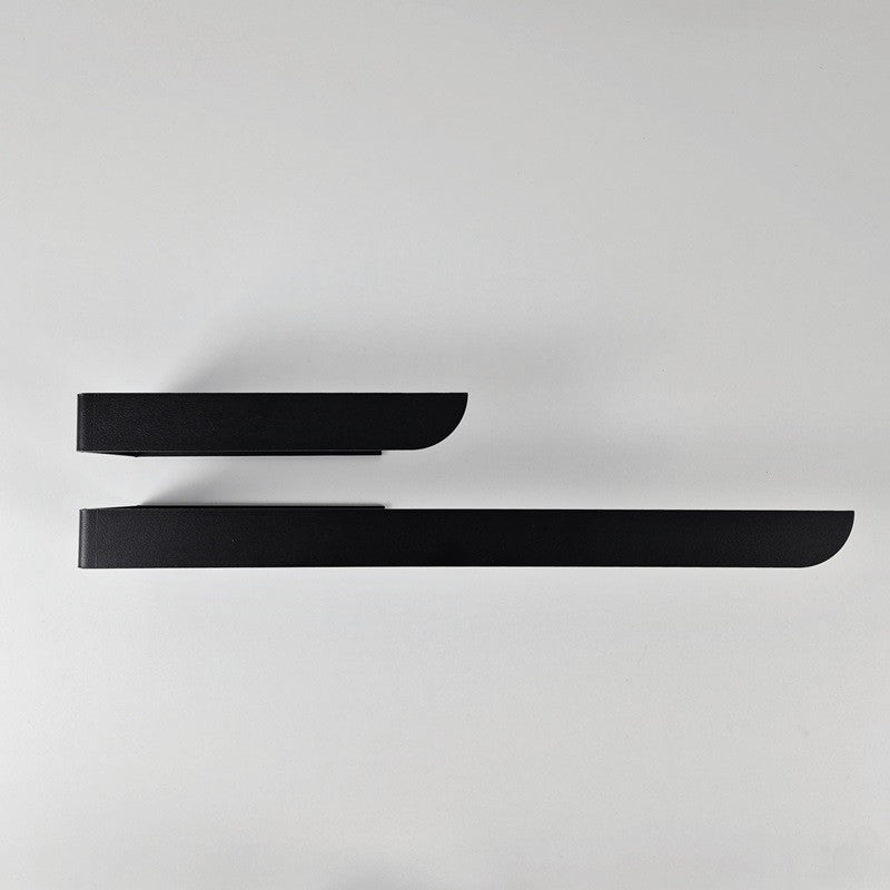 Matte black towel rack for bathroom