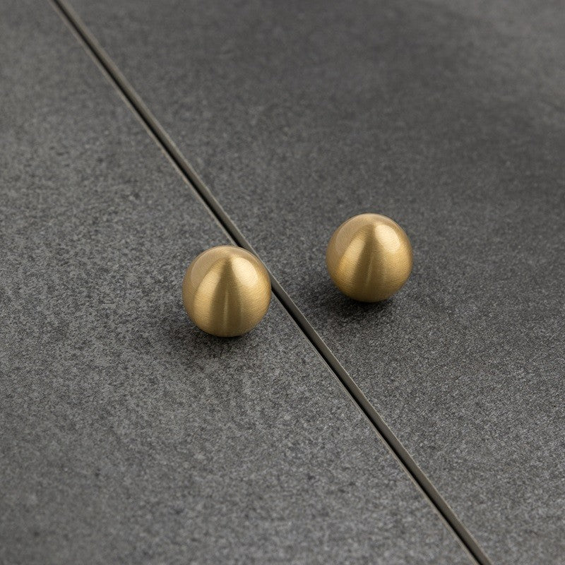 Solid brass knobs
