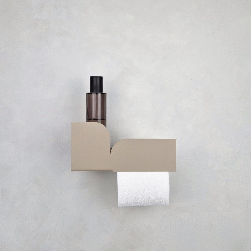Beige toilet paper holder BAUHAUS