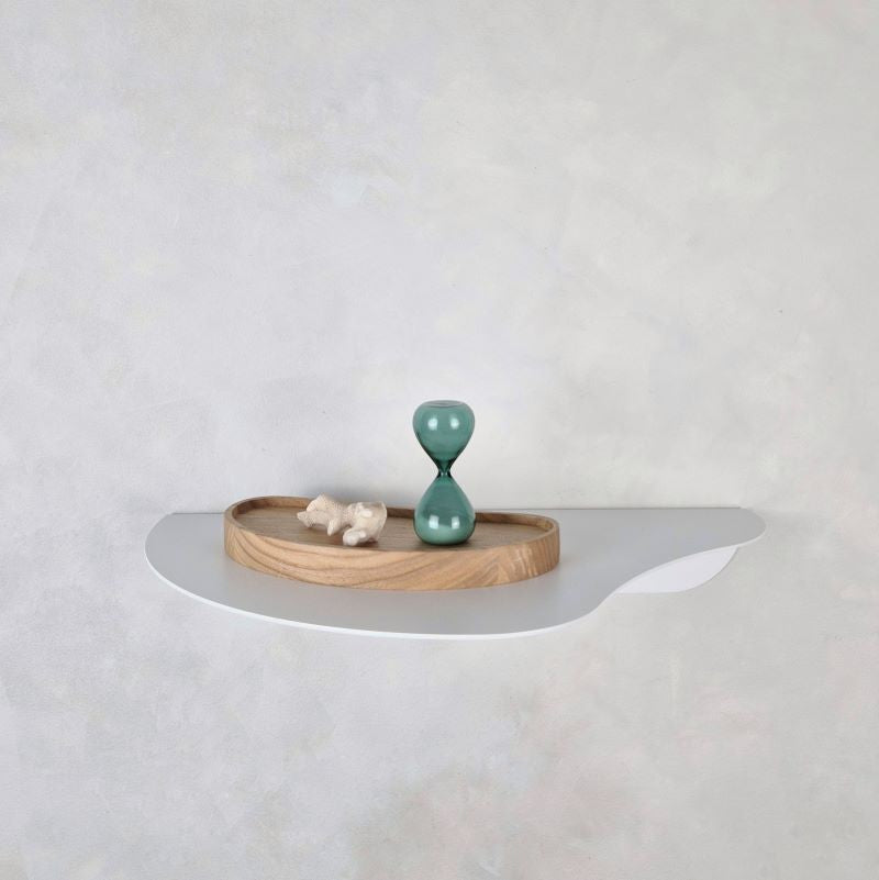 Wall shelf MOSS, white
