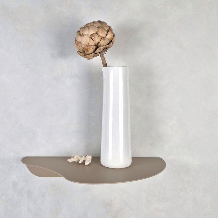 Beige wall shelf
