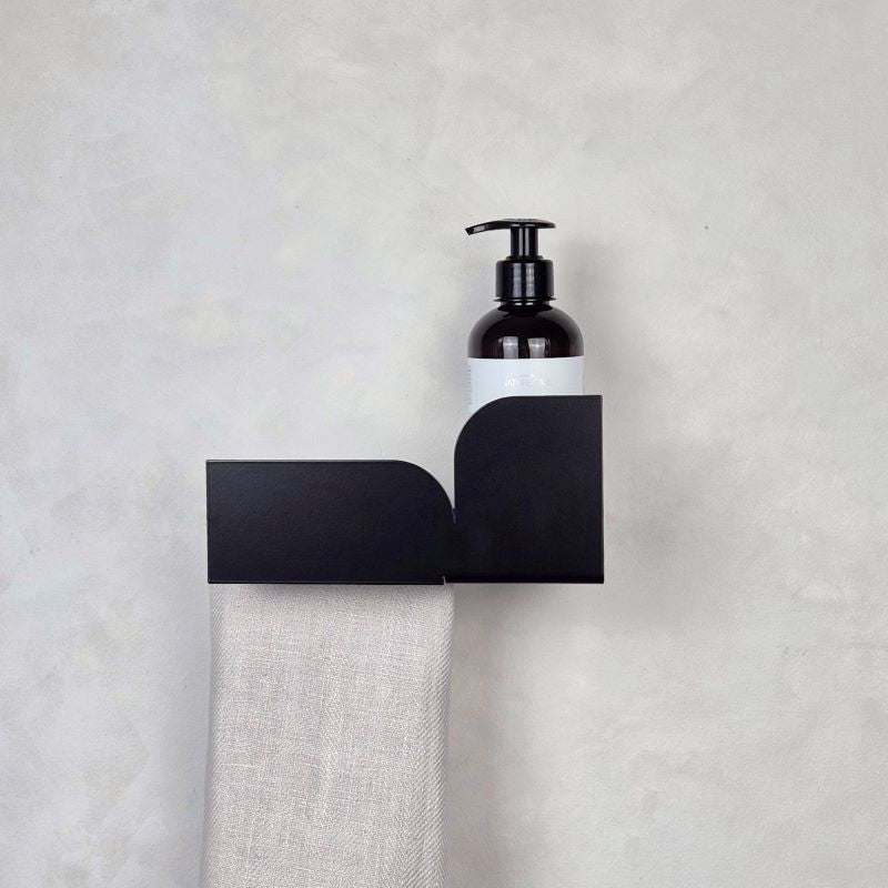 Hand towel holder black BAUHAUS