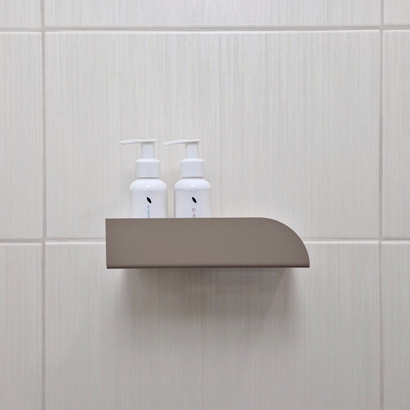 Small shower shelf beige