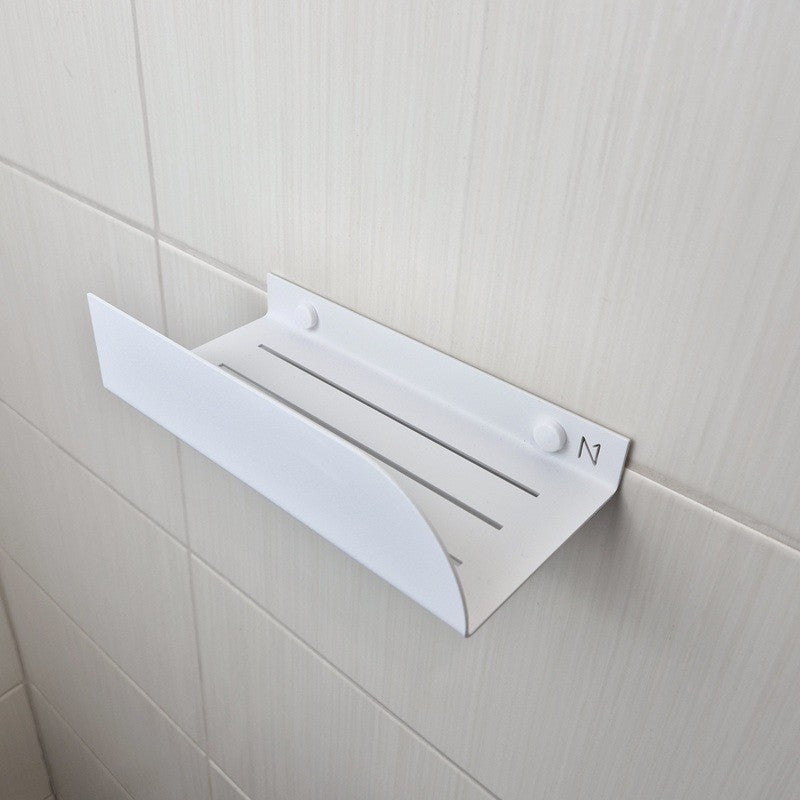 Small metal shower shelf