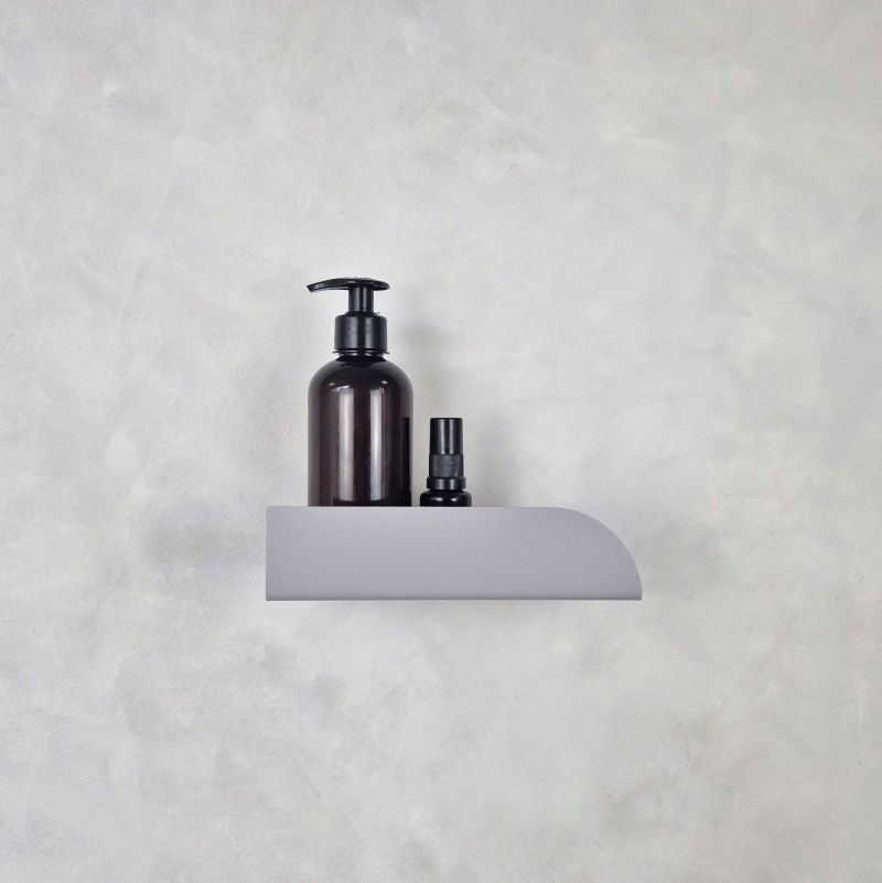 Small grey wall shelf