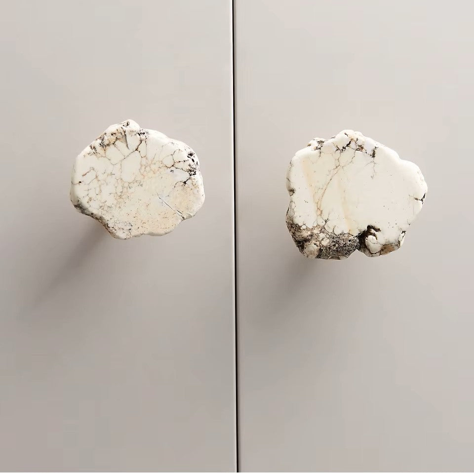 Stone cabinet knob
